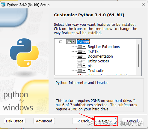 Python下载与安装_python3.4下载-CSDN博客