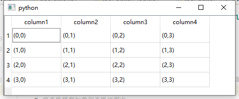 【pyqt5学习】——items view相关控件（list view、table view）