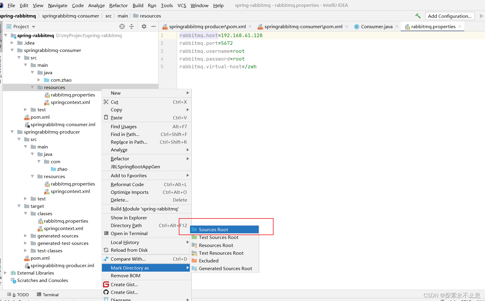 com.rabbitmq.client.ShutdownSignalException: channel error； protocol method: