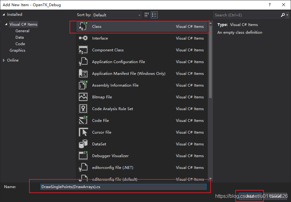 Visual Studio内配置OpenTK环境_c# opentk-CSDN博客