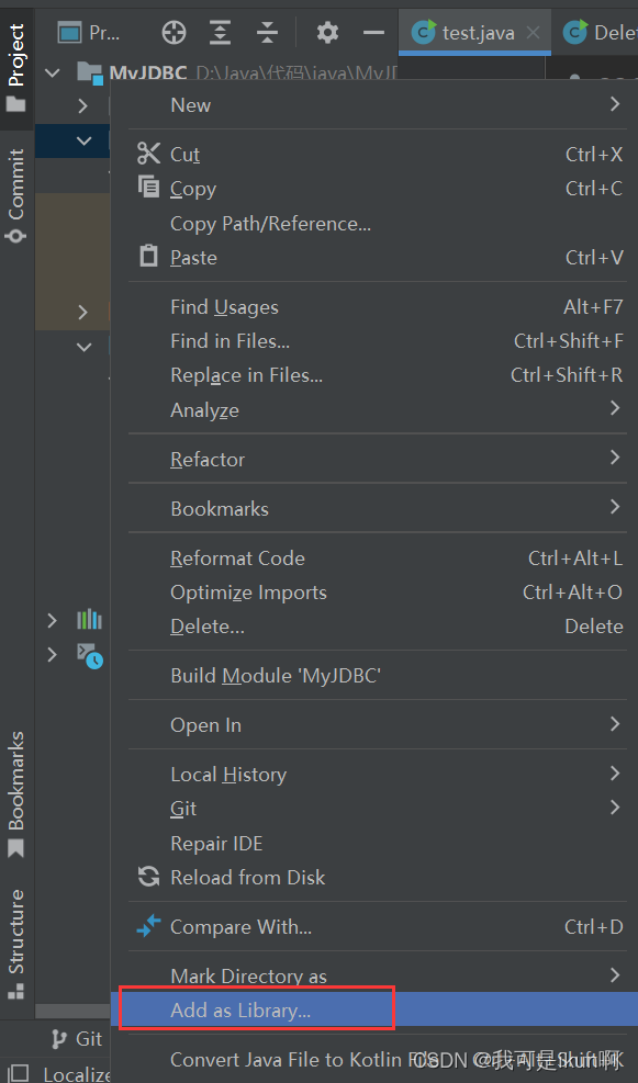 MySQL：JDBC