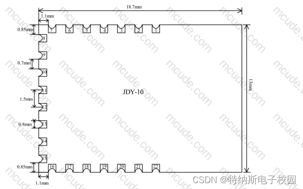 【特纳斯电子】JDY-10M模块