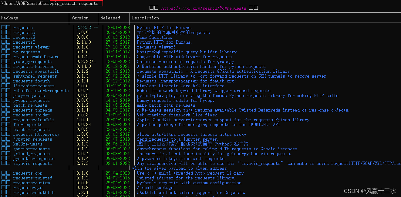 1. Python包管理pip工具_pip 全局安装-CSDN博客