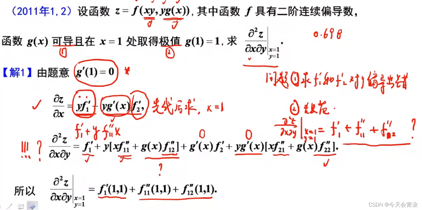 4.13每日一题（抽象函数复合求导：常规方法、先代后求法）