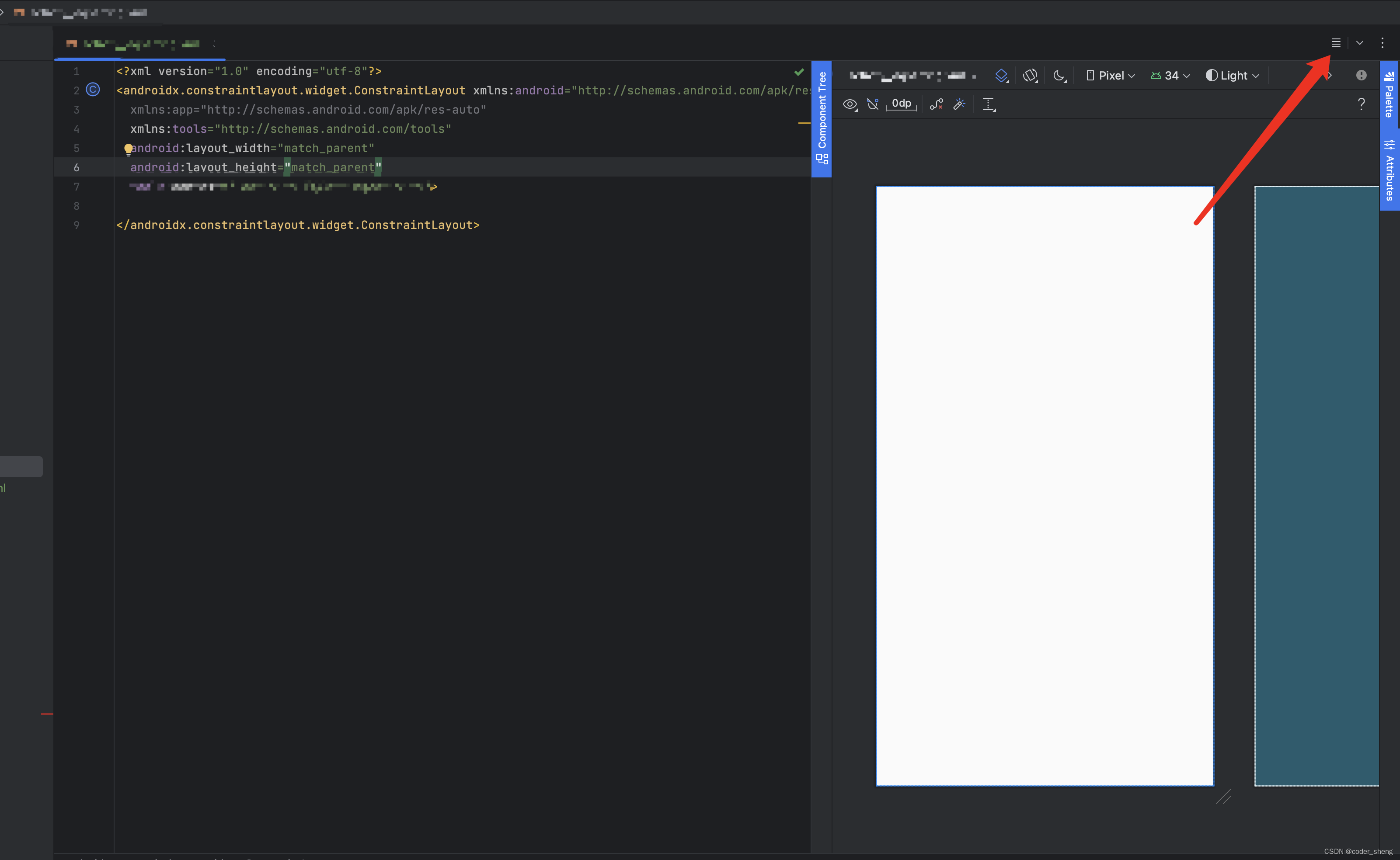 Android Studio Giraffe xml preview预览不显示_安卓studio 不显示xml预览效果-CSDN博客