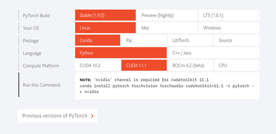 ubuntu18.04 RTX3080TI安装anaconda、CUDA11.2,及pytorch