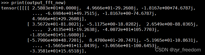 学习记录2:pytorch中FFT_pytorch fft-CSDN博客