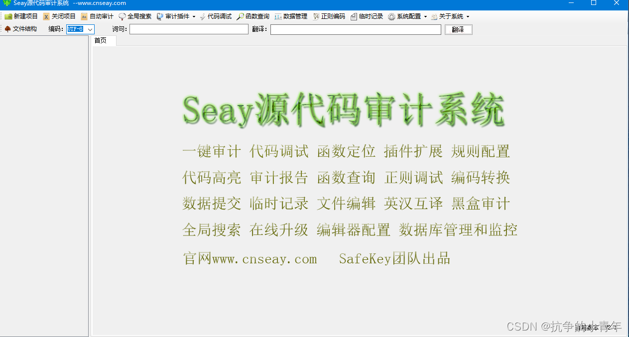 图1.1Seay主界面