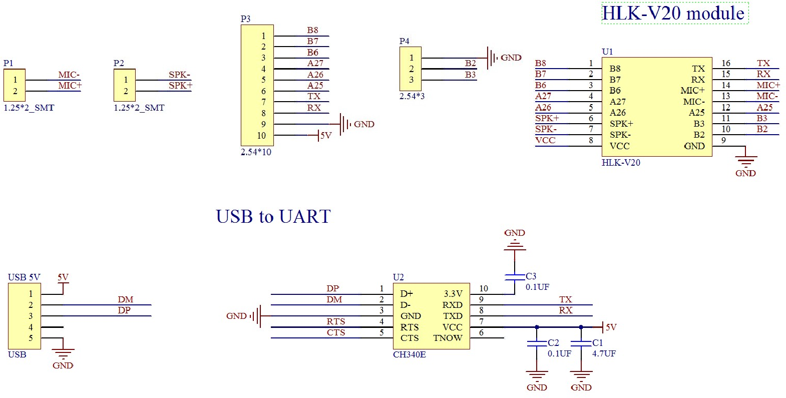 ▲ Figure 1.2.1 Test module circuit diagram