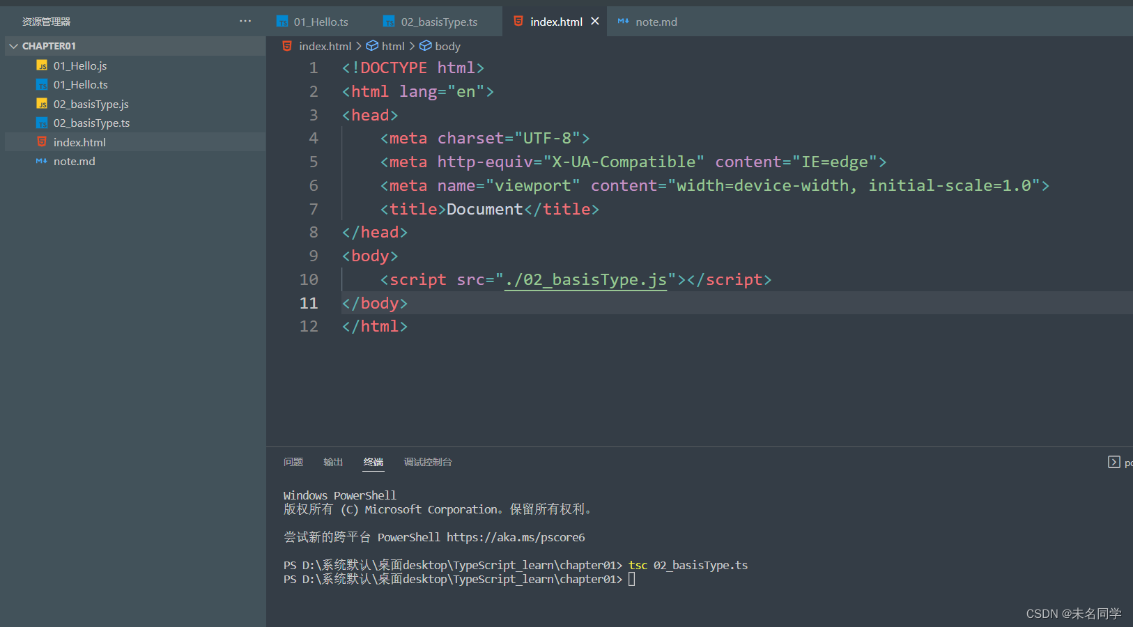 TypeScript简明教程02---类型声明汇总_ts编译js后是var 变量-CSDN博客