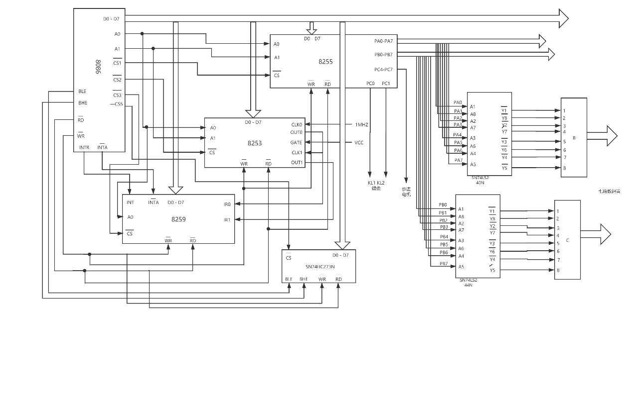 接口技术——洗衣机控制器_hc273工作原理-CSDN博客