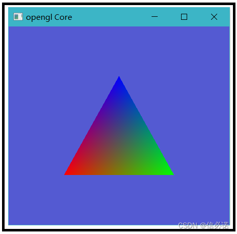 OpenGL —— 2.3、绘制第一个三角形（附源码，glfw+glad）（更新！）