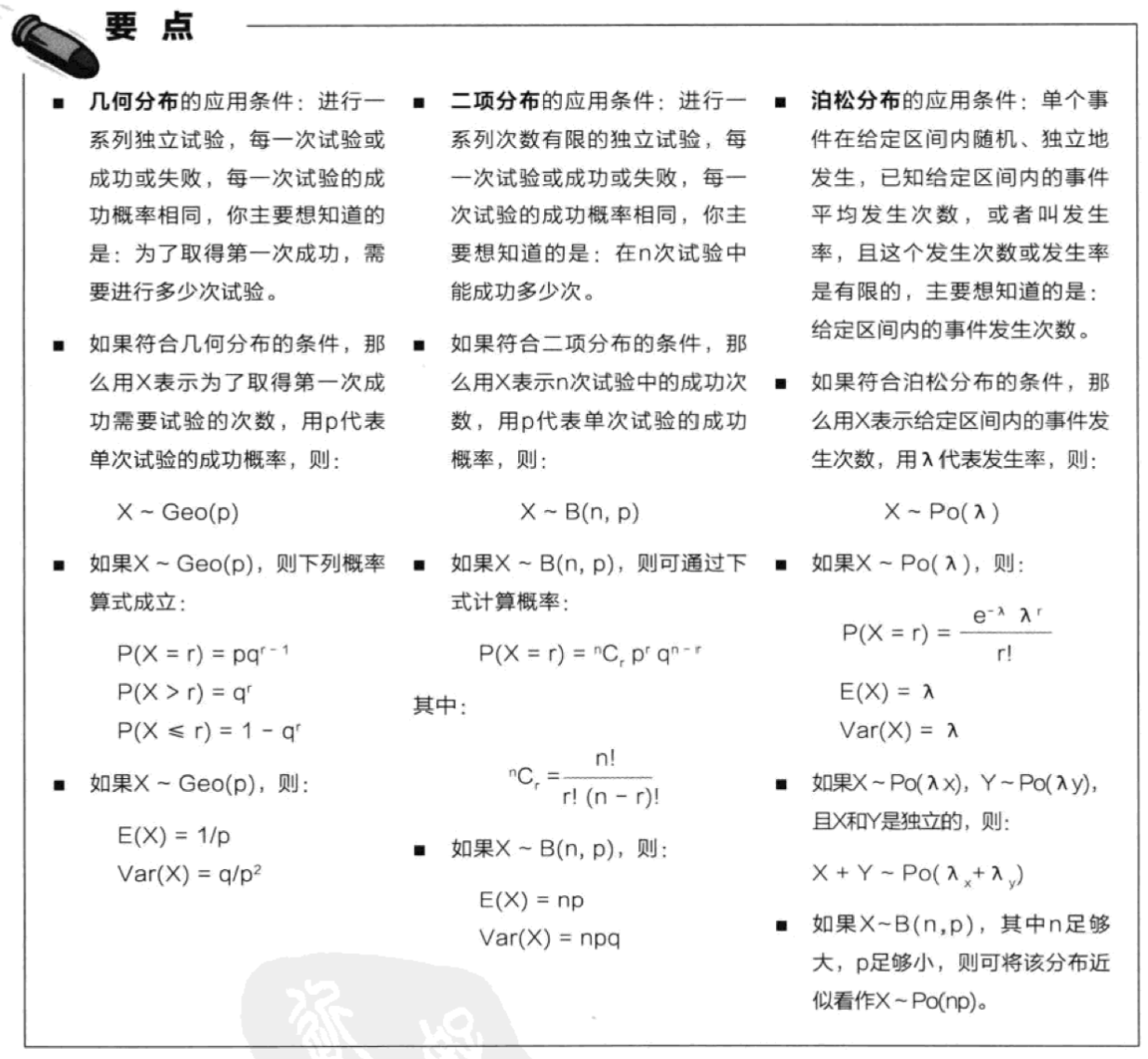 【读书笔记-＞统计学】07-03 离散型概率分布-泊松分布概念简介