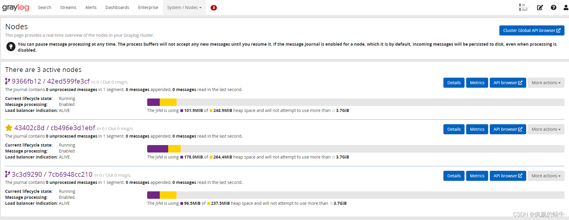 graylog集群(es+mongo+graylogsidecar+nginx负载均衡) 全docker配置（3节点）_graylog集群