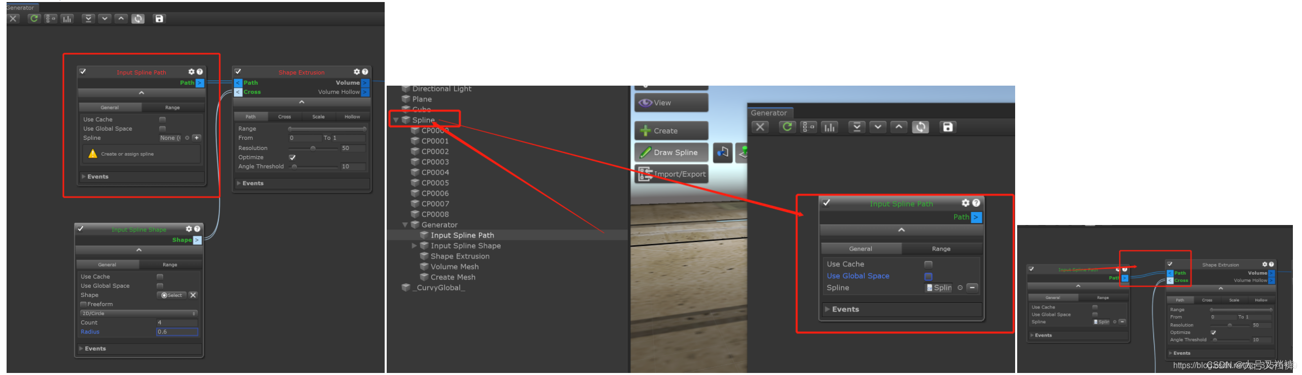 unity非常好用的路径生成软件 unity3d Curvy Splines 8[8.2.1]_unity curvy splines连接点 ...