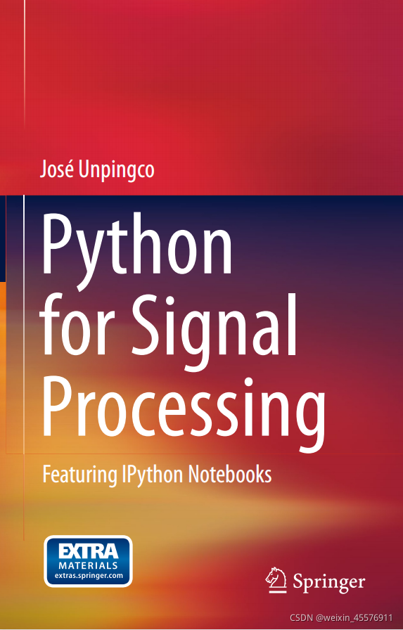 Springer《Python for Signal Processing》(利用Python进行信号处理)学习笔记————写在前面 ...