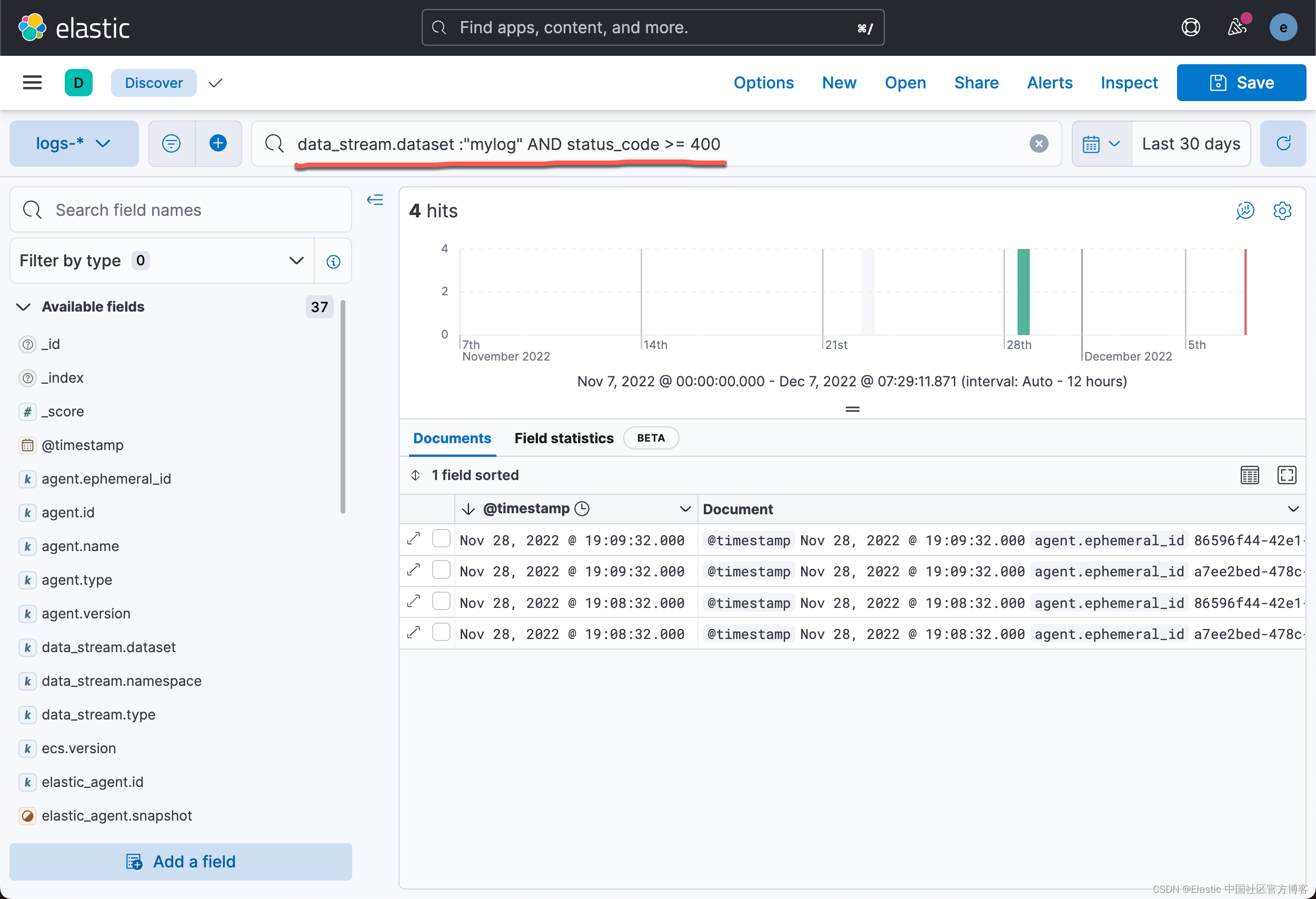 Elasticsearch：如何在 Elastic Agents 中配置 Beats 来采集定制日志