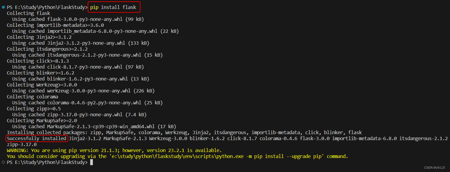 Flask+VSCode环境搭建_vscode安装flaskCSDN博客
