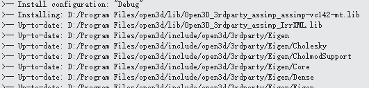 windows10编译open3d 0.13
