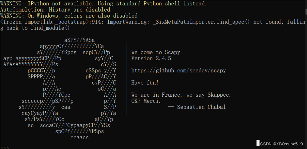 python的scapy基础使用