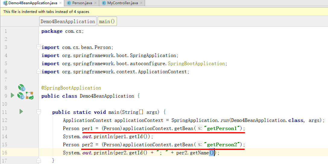 springboot Bean用法，示例代码_springboot bean 实现CSDN博客