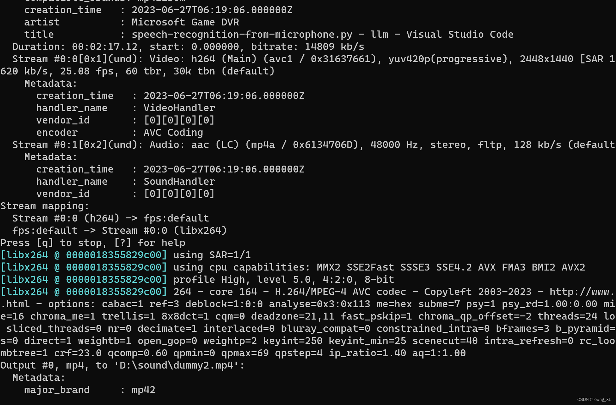 sounddevice通过ffmpeg读取rstp远程网络设备声音；conda环境里用不了电脑系统环境里的应用ffmpeg