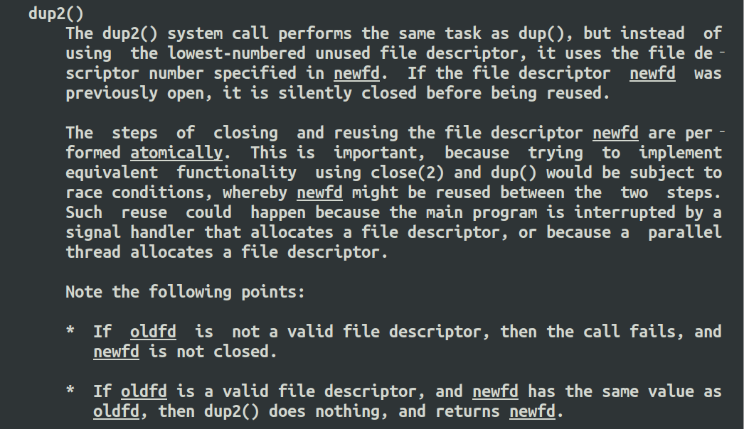 dup()与dup2()的浅析_close(dup(0))CSDN博客