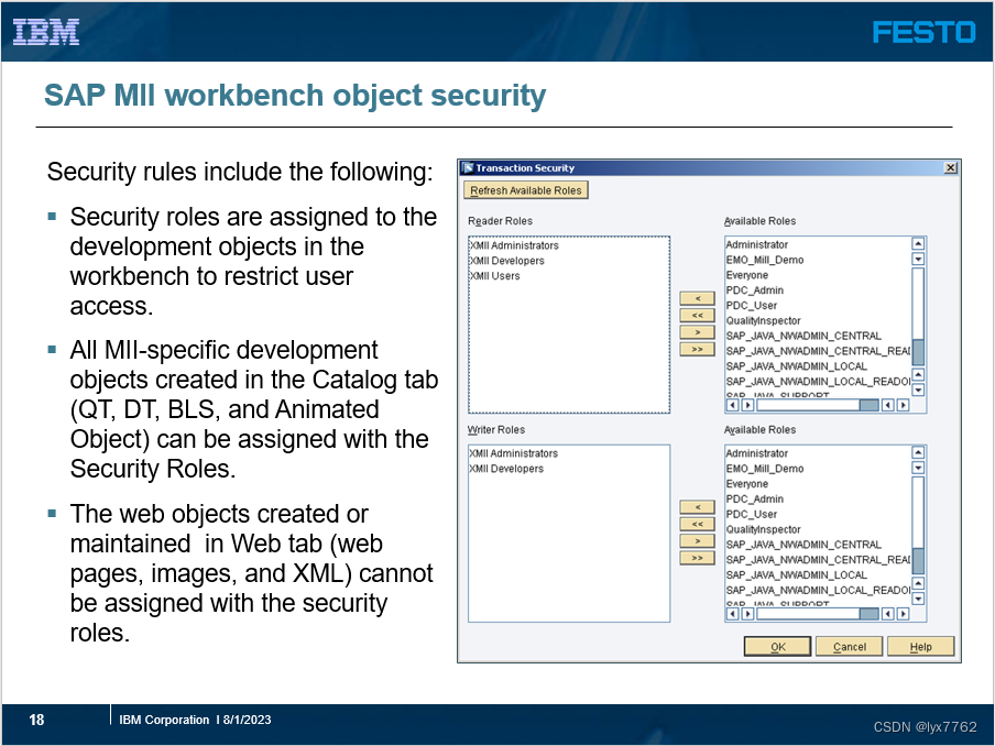 【SAP MII学习】Day01--Overview, Security Services, and Workbench