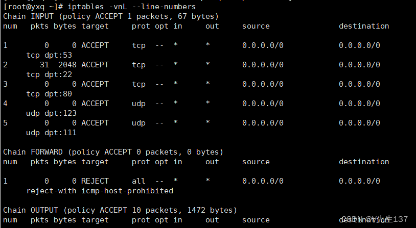 关于iptables和firewalld作业_iptables Udp123-CSDN博客