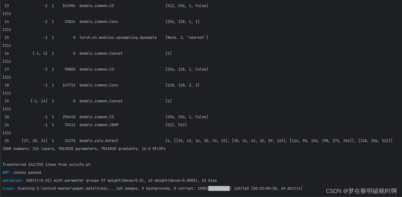 添加CBAM注意力机制报错：RuntimeError adaptive_max_pool2d_backward_cuda does not