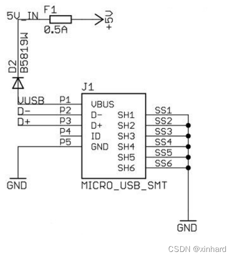 使用Micro Usb或者Type C接口