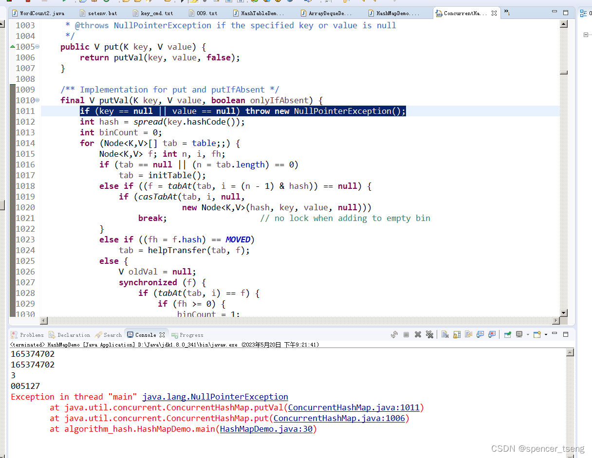 HashMap ConcurrentHashMap_java.util.concurrent.concurrenthashmap.putval