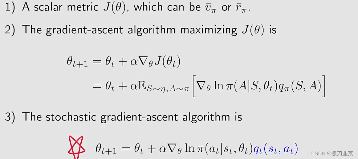 policy gradient的思想