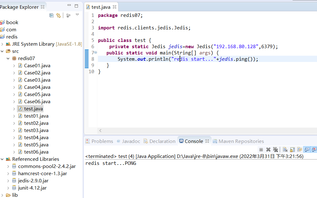 Java linux redis java redis 