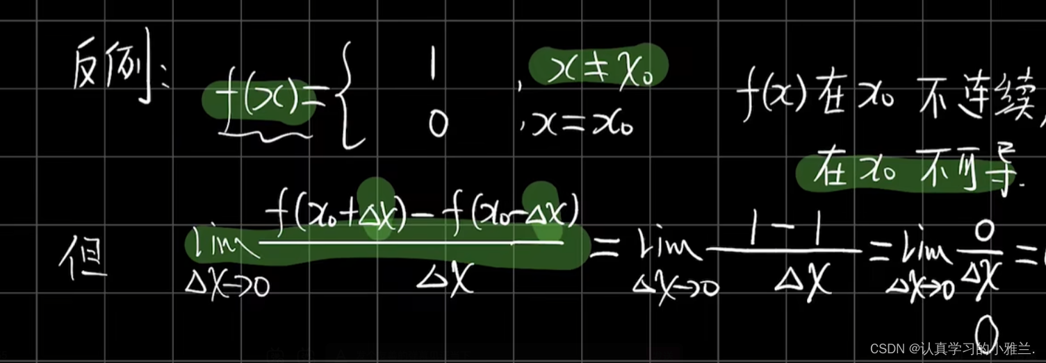 导数与微分总复习——“高等数学”