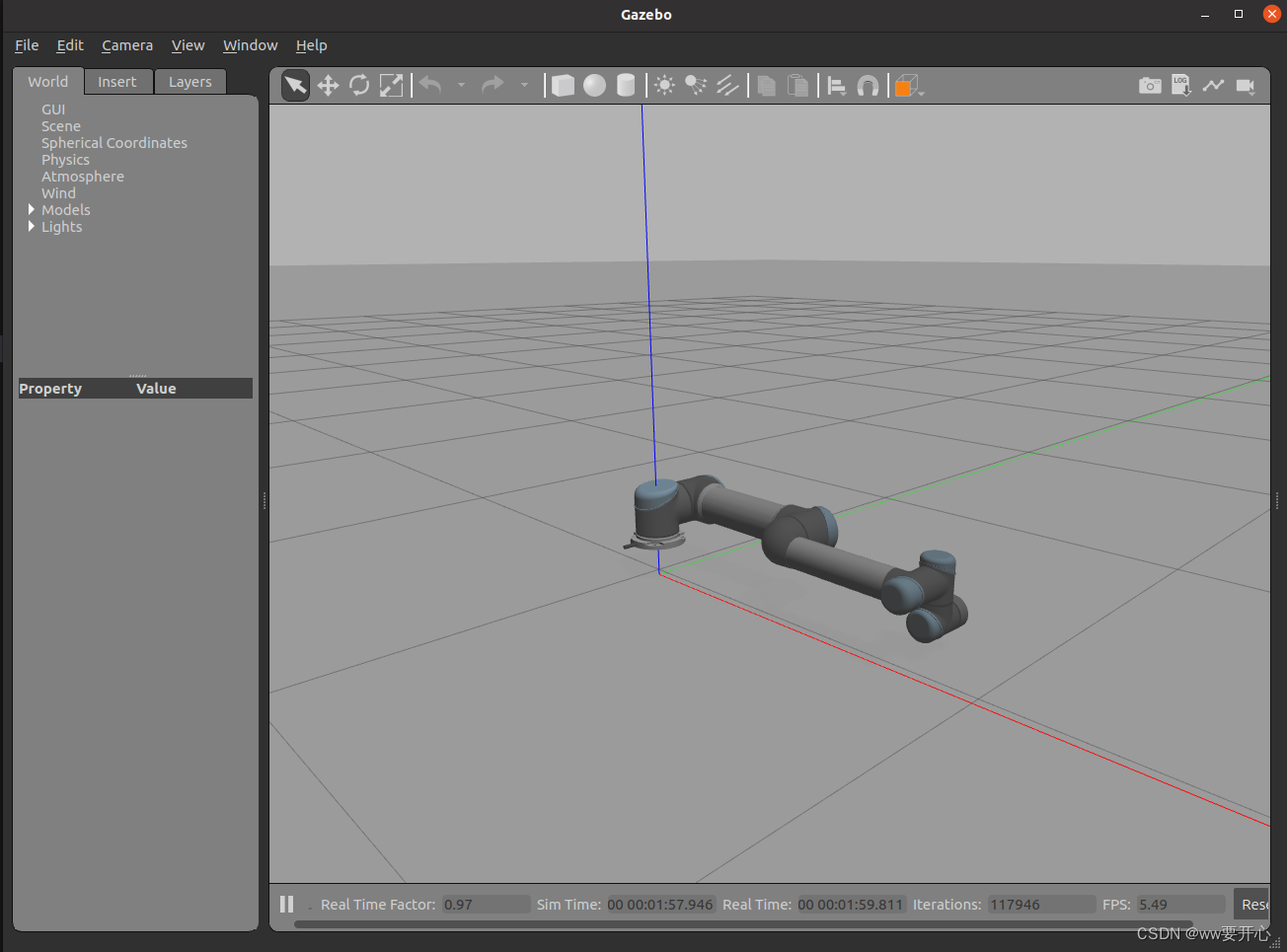 UR5机械臂仿真实例（二）moveit运动规划与gazebo仿真 [ubuntu20.04+ROSnoetic+gazebo11]_ur5三次