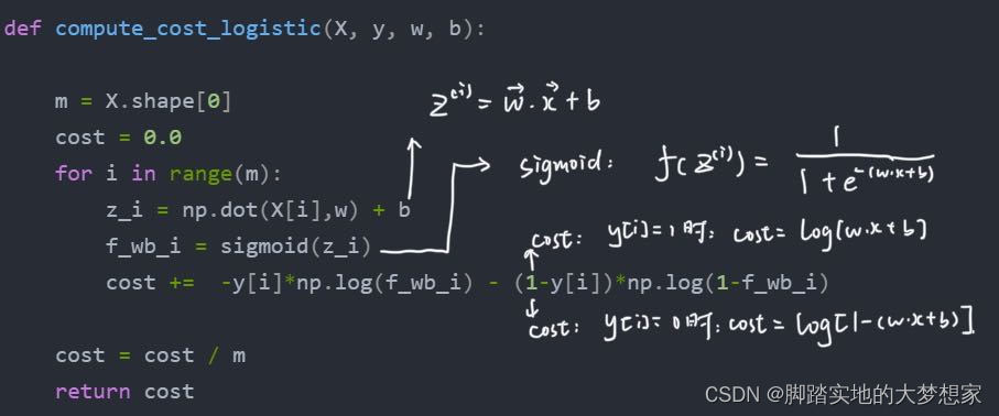 【ML10】Cost Function for Logistic Regression