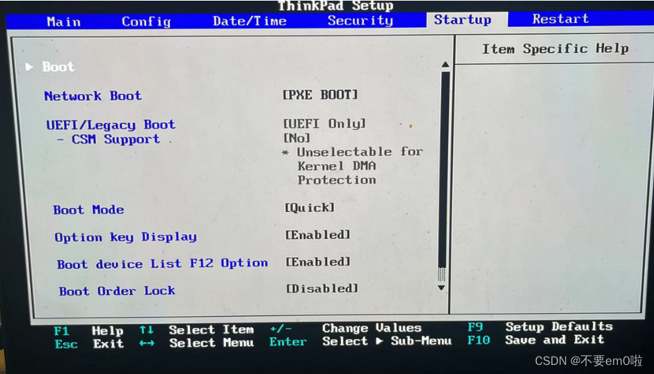 thinkpad p53笔记本bios的进入方法是在开机显示联想logo时按回车再按