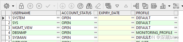 Oracle用户密码修改为永不过期