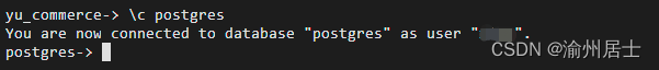 PostgreSQL命令行工具psql常用命令