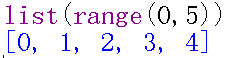 Python中range()函数的使用方法