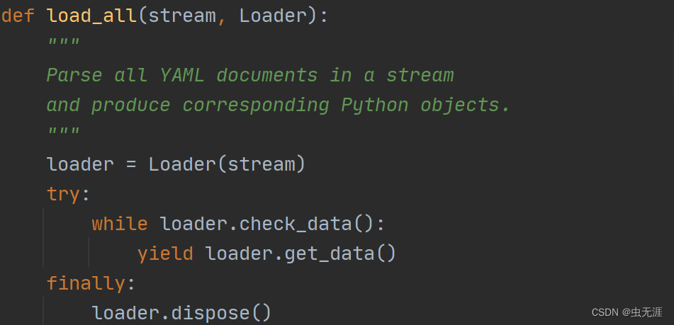 YAML+PyYAML笔记 7 | PyYAML源码之yaml.compose_all()，yaml.load(),yaml.load_all()