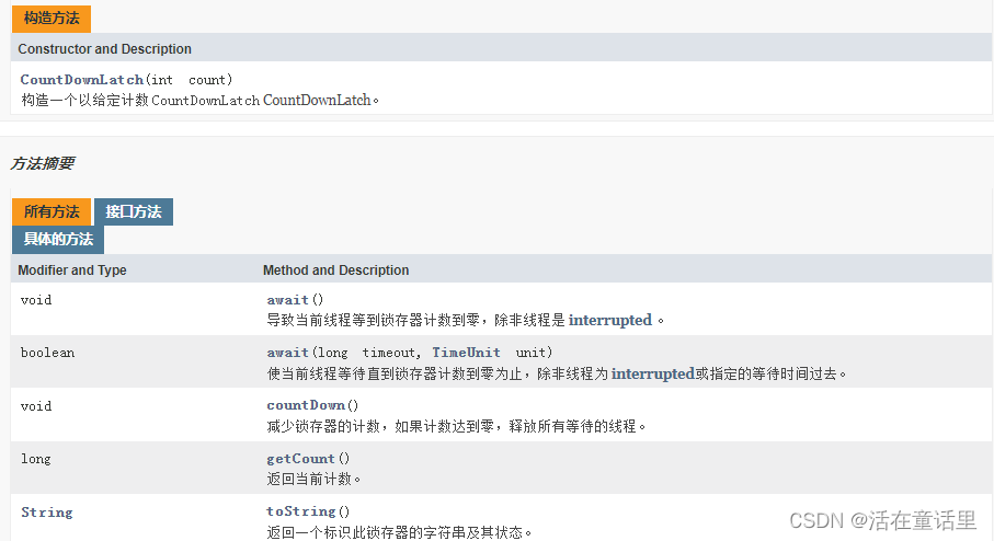 关于CountDownLatch