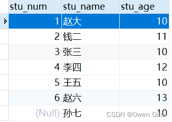 学生信息