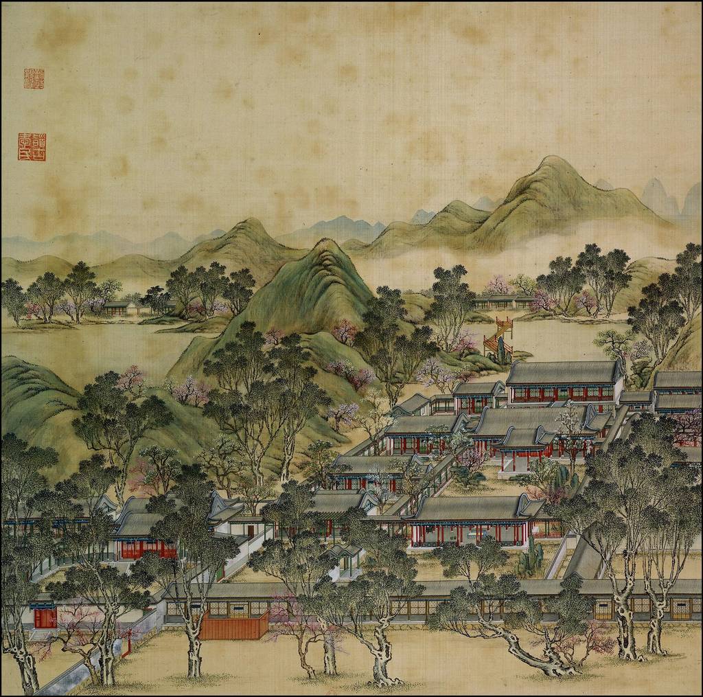 名画351 沈源 唐岱《圆明园四十景图》_书剑飘〇的博客-csdn博客