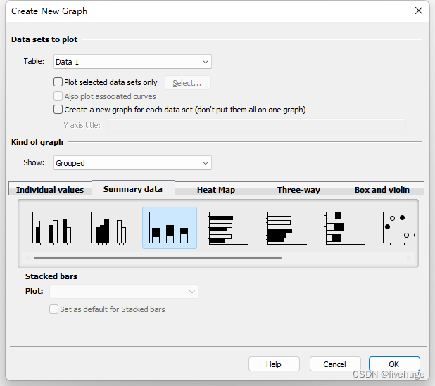 用GraphPad Prism直出单细胞亚群堆叠柱状图_graphpad怎么做堆积柱状图CSDN博客