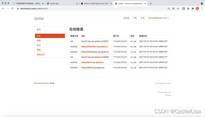 一文带你快速了解【在树莓派上搭建web网站---并在外网可访问】