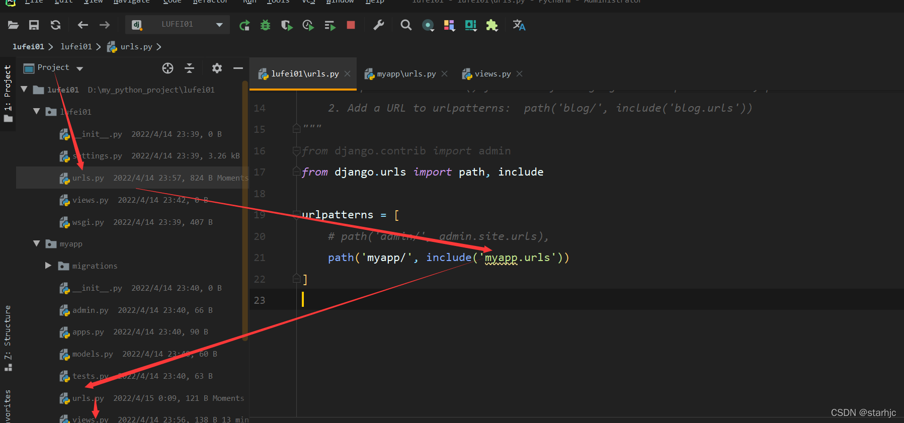 Django url路由配置的两种方法_django作为接口使用,还需要配置url吗-CSDN博客