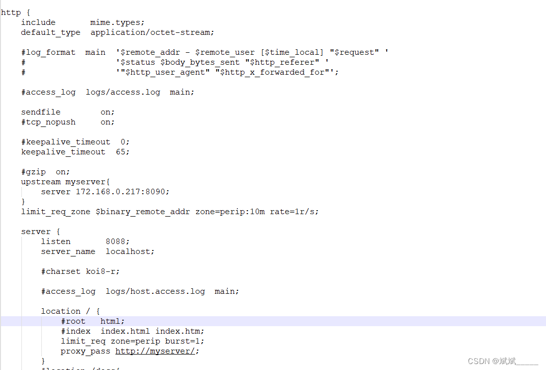 nginx + springboot 实现限流