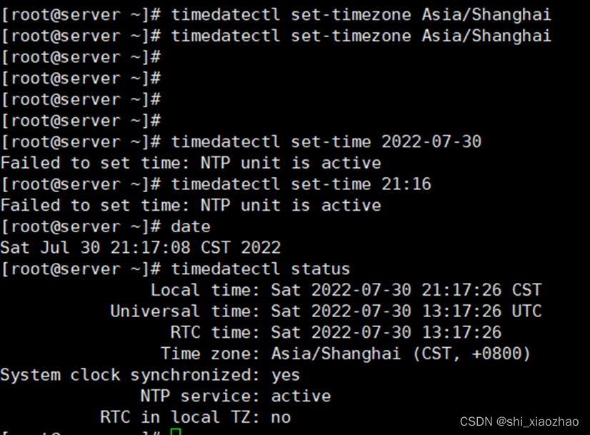 RHCSA第二天_system clock synchronized noCSDN博客